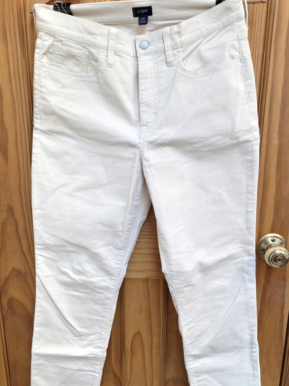 J. Crew Women’s Slim Yellow Corduroy Pants
